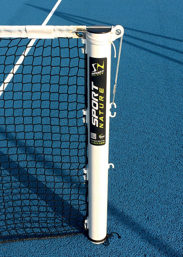 Poteaux de tennis ronds à sceller